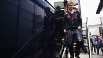 Vettel todav&iacute;a no ha podido rodar con su nuevo Red Bull.