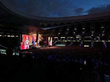 La banda estadounidense de rock tocó el 9 de junio de 2023 ante 35.000 personas. 