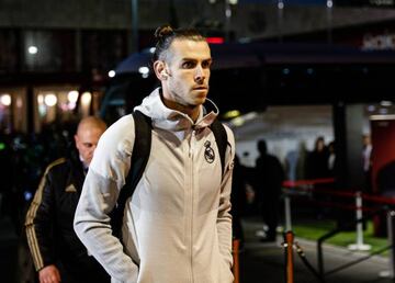 11 Gareth Bale from Wales of Real Madrid arriving at Camp Nou Stadium during La Liga match between FC Barcelona and Real Madrid at Camp Nou on December 18, 2019 in Barcelona, Spain.    18/12/2019 ONLY FOR USE IN SPAIN