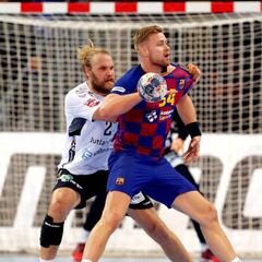 El Barça sale indemne de la
lluvia de goles con el Aalborg