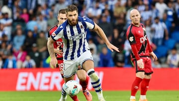 Duje Caleta-Car, en el partido ante el Rayo Vallecano.