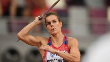 Nikola Ogrodnikova, durante el campeonato.