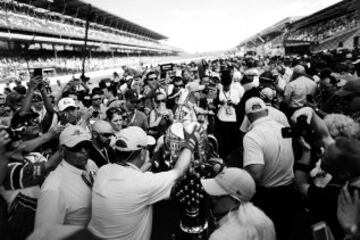 Indy 500: desfile de estrellas por la alfombra roja