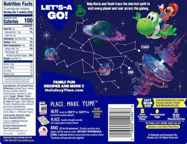 Un paquete de galletas filtra el diseño de Yoshi en ‘Super Mario Galaxy’ y sugiere la aparición de otro mítico personaje