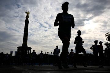 El récord de Kipchoge en imágenes