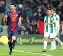 Sólo Messi mejora las buenas cifras anotadoras de David Villa