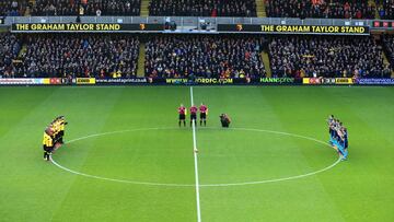 Watford fans honour late England manager Taylor