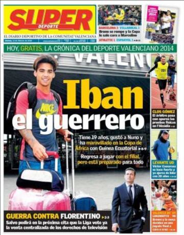 Portadas de la prensa deportiva