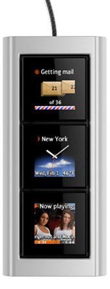 Optimus mini three, un miniteclado auxiliar con pantalla