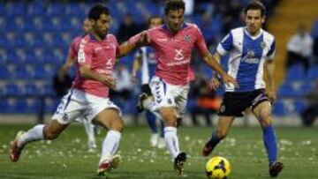 El Tenerife anula la remontada del Hércules y sale del descenso