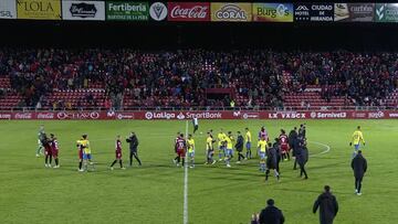 Resumen y goles del Mirandés vs. Las Palmas de la Liga Smartbank
