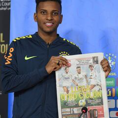 Rodrygo: "No quiero llevar la presión de sustituir a Cristiano"