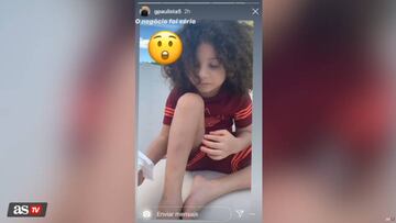 Gabriel Paulista deja a su hijo menor de 10 años con la pierna morada tras este entradón