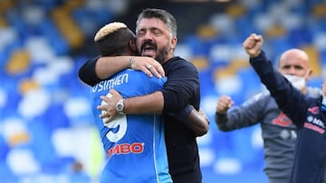 El Nápoles se olvida de las polémicas arrollando al Atalanta