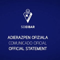 El Eibar comunica un nuevo caso positivo en su plantilla