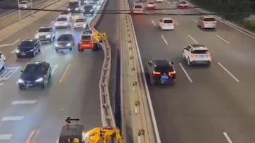 El revolucionario sistema de China para añadir un carril a las carreteras en cuestión de segundos