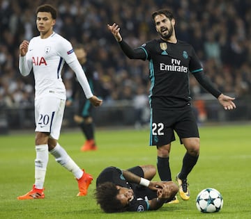 Marcelo e Isco.