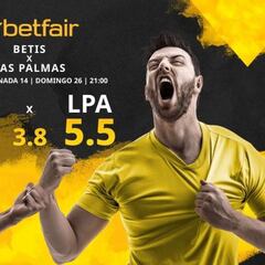 Real Betis Balompié vs. UD Las Palmas: horario, TV, estadísticas, clasificación y pronósticos