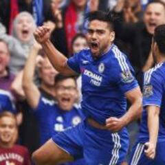 Falcao no olvida: anota su primer gol con el Chelsea