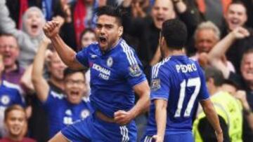 Falcao, anota su primer gol con el Chelsea 