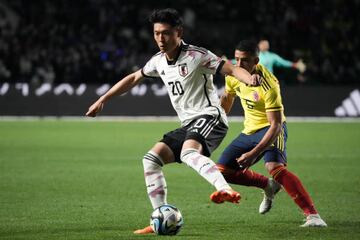 Jhon Jáder Durán y un golazo de chilena de Rafael Santos Borré le dieron la vuelta al marcador tras el primer tanto de Mitoma. Lorenzo mantiene su invicto con la Selección Colombia.