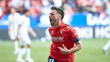 Barja celebra su gol ante el Mallorca.