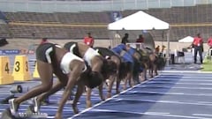 Así fue la mejor carrera de 100 metros del año: ¡con récord!
