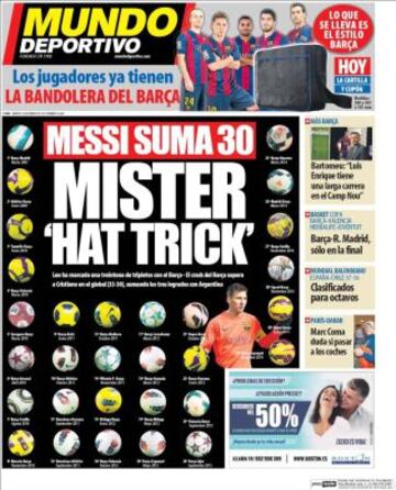 Portadas de la prensa deportiva