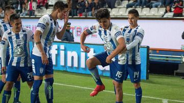 Los hidalguenses se impusieron al cuadro fronterizo 2-0 gracias a los goles del chileno Angelo Sagal y el mediocampista Erick Gutiérrez en el Estadio Hidalgo.