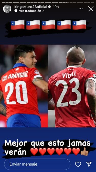 “Mejor que esto jamás verán”: la especial bienvenida de Vidal al 2023