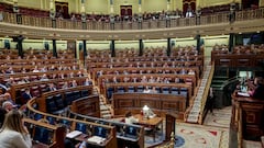 Vista de una sesión plenaria en el Congreso de los Diputados, a 7 de marzo de 2023, en Madrid (España). El Congreso de los Diputados afronta hoy la votación sobre la toma en consideración de la reforma presentada por el PSOE para la ley del ‘solo sí es sí’. Unidas Podemos ha anunciado que no apoyará en la Cámara baja la toma en consideración de la propuesta del PSOE para modificar un texto redactado por la ministra de Igualdad del partido. El PNV y PDeCAT han anunciado su apoyo a la tramitación de la propuesta socialista, Más País y Compromís optar por abstenerse, y el BNG y la CUP la rechazan. Esquerra y Bildu se reservan su voto, pero ya habían advertido de que no apoyarán la reforma mientras no haya unidad en el seno del Gobierno.
07 MARZO 2023;MADRID;REFORMA DEL LEY SOLO ES SÍ;VÍESPERA DEL 8M
Ricardo Rubio / Europa Press
07/03/2023