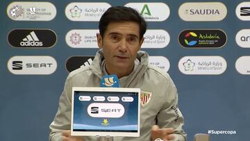 Marcelino: "Contra el Madrid, el Athletic siempre puede ganar"