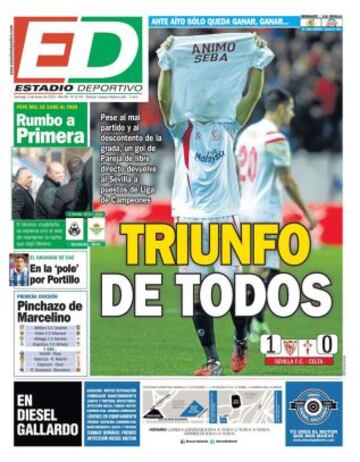 Portadas de la prensa deportiva