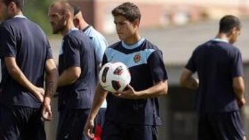 <b>PROTAGONISTA. </b>Álex Cruz es una de las grandes esperanzas del Nàstic. Tiene mucha clase.