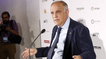 Tebas, en un acto de LaLiga.