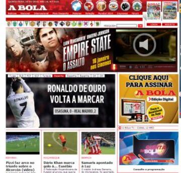 Portadas de la prensa extranjera