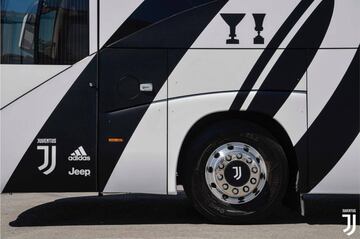 Nuevo autob&uacute;s de la Juventus para la temporada 2018-2019.