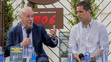 21/06/21 
 PRESENTACION DEL LIBRO EQUIPOS CON FUTURO
 VICENTE DEL BOSQUE 
 MIGUEL ANGEL DIAZ
 ALVARO MERINO 
 JOAN CAPDEVILA