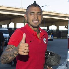 Vidal llega a Chile: "Somos la selección más fuerte del mundo"