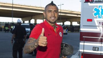 Vidal llega a Chile: "Somos la selección más fuerte del mundo"