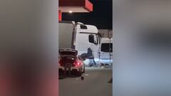 Intentan robar a un camionero en la AP-7 y su reacción es de genio absoluto: los deja KO