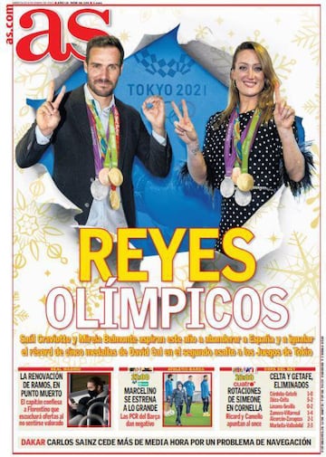 Las portadas de AS de enero