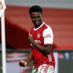 Bukayo Saka, la nueva estrella del Arsenal que tiene a Inglaterra a su pies