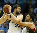 Marc Gasol supera en minutos a Pau en la historia de los Grizzlies