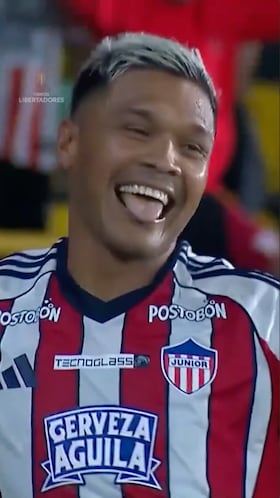 El cobro del colombiano fue contundente, aunque no alcanzó para quedarse con los tres puntos tras el 1-1 final.