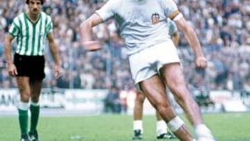 Kempes marcó 173 goles en 293 partidos con el Valencia.