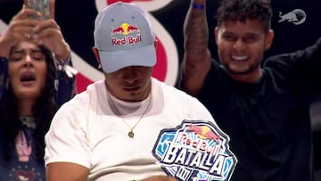 Valles-T venció a J1 en la final de la Red Bull Batalla 2025 que se llevó a cabo en el Movistar Arena de Bogotá y sumó su cuarto título. Foto: Captura de pantalla.