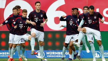 El Bayern, en un partido de la Bundesliga