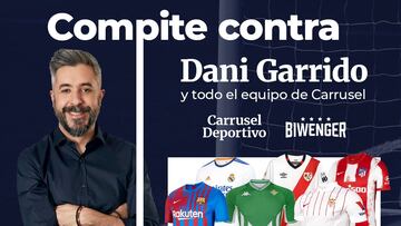 ¡Esta penúltima jornada compite contra Dani Garrido en Biwenger y gana la camiseta de tu equipo!