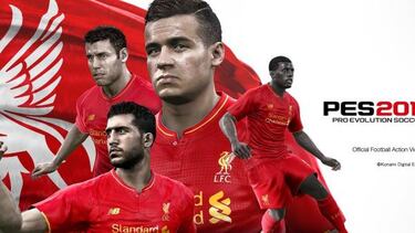 Tras el Barça, PES17 ficha también por el Liverpool